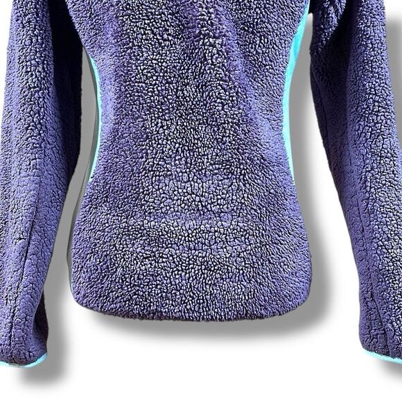 Columbia Fast Beauty Fleece Full Zip Jacket Womens Extra Small XS Purple Blue - Picture 7 of 12